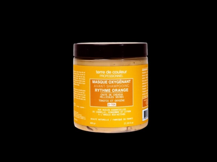 Masque Oxygénant Rythme Orange Terre de Couleur Professionnel - 320g